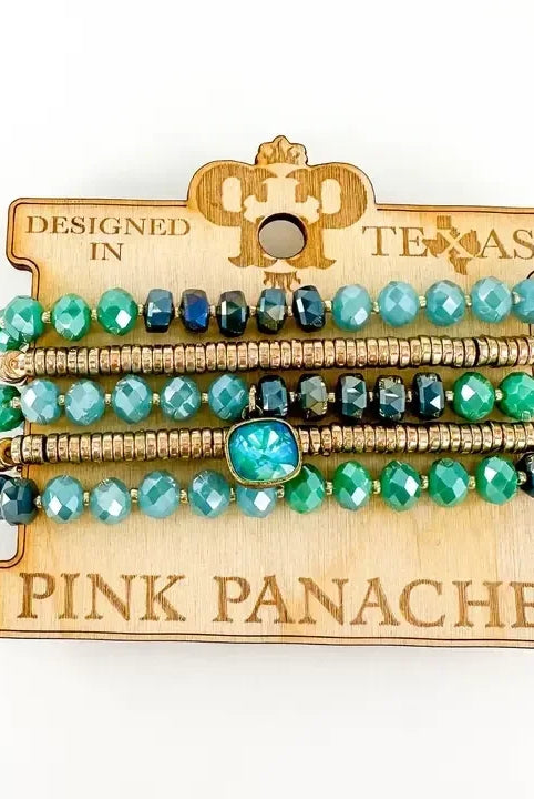 Multi Strand Bracelet-Bracelets-Pink Panache Brands-Urban Threadz Boutique, Women's Fashion Boutique in Saugatuck, MI
