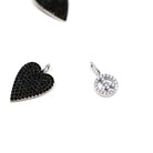 Moody Heart Charm-Charms & Pendants-The Sis Kiss®-Urban Threadz Boutique, Women's Fashion Boutique in Saugatuck, MI