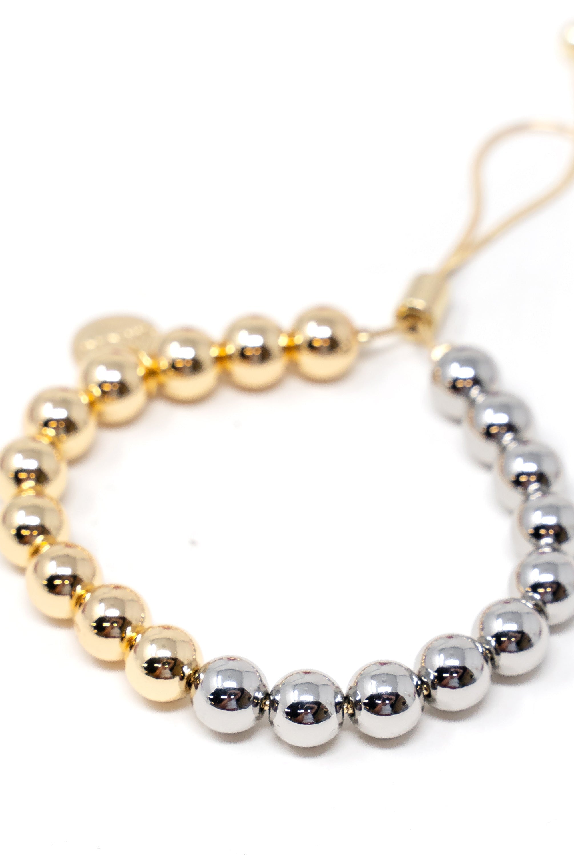 Two Tone Adjustable Bracelet in 8mm-Bracelets-The Sis Kiss®-Urban Threadz Boutique, Women's Fashion Boutique in Saugatuck, MI