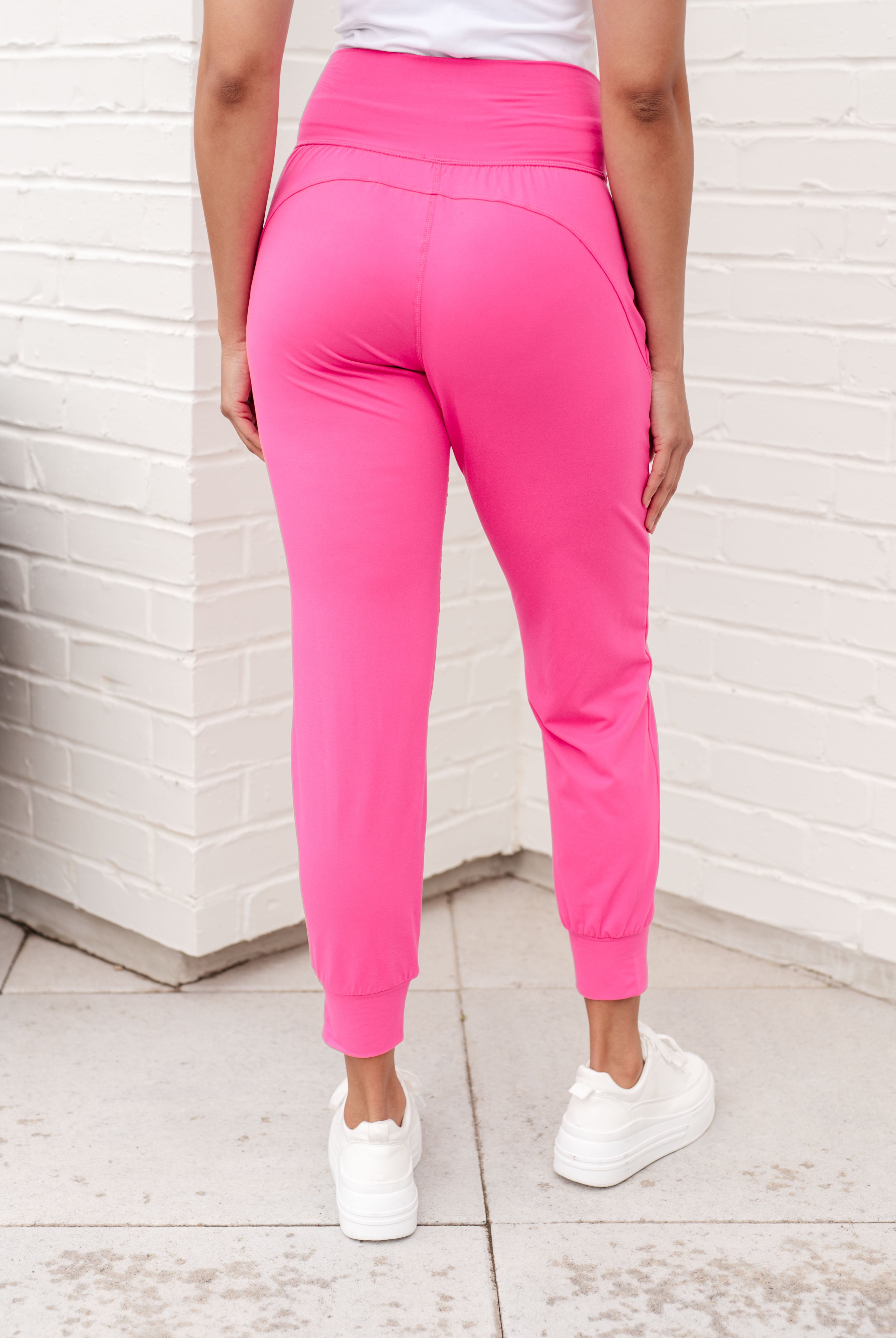Always Accelerating Joggers in Sonic Pink-Athleisure-Ave Shops-Urban Threadz Boutique, Women's Fashion Boutique in Saugatuck, MI