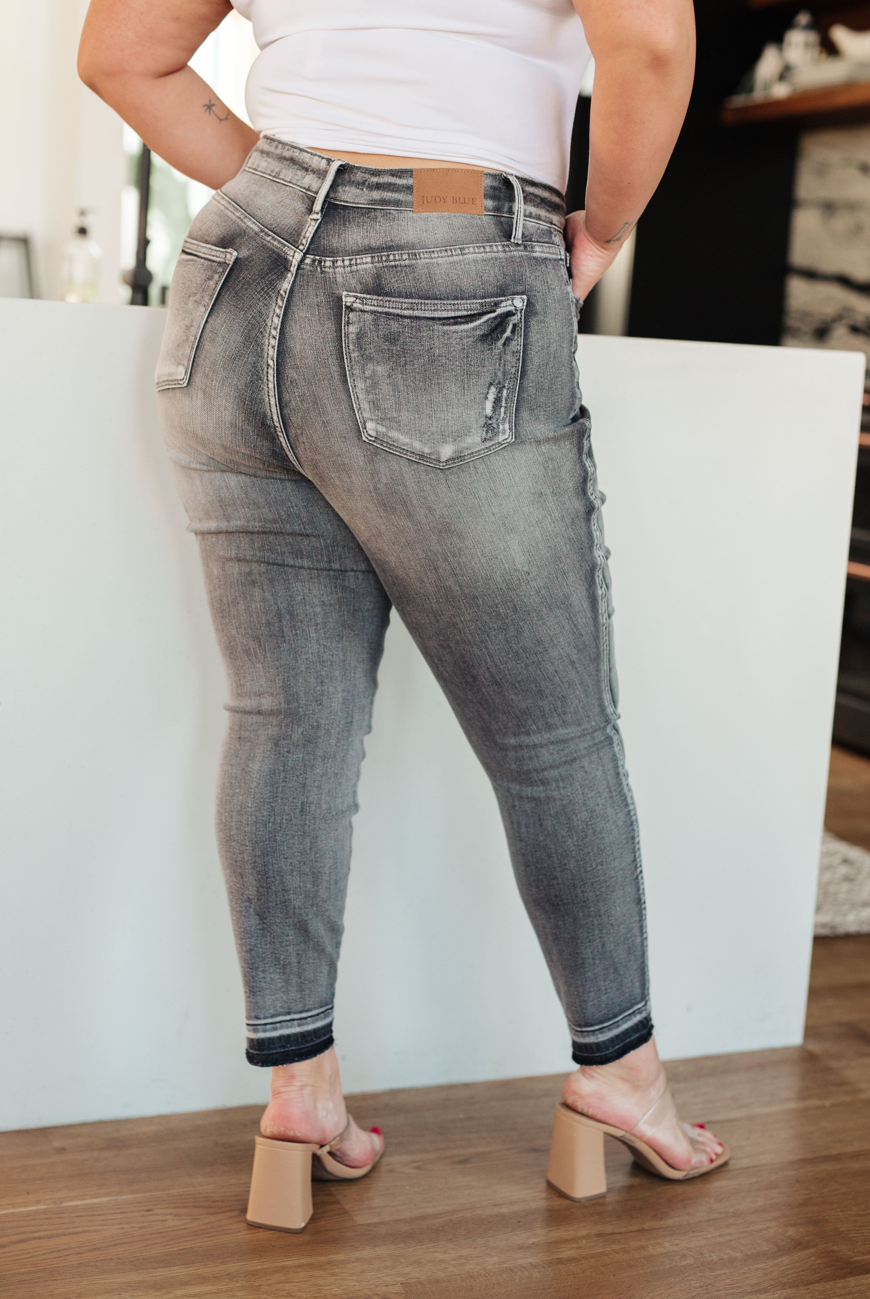 Hadley High Rise Control Top Release Hem Skinny-Jeans-Ave Shops-Urban Threadz Boutique, Women's Fashion Boutique in Saugatuck, MI