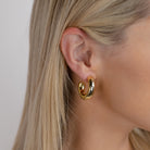 1" Harlowe Hoops-Earrings-The Sis Kiss®-Urban Threadz Boutique, Women's Fashion Boutique in Saugatuck, MI