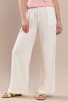 Women's Linen Cargo Pants-Pants-Yelete-Urban Threadz Boutique, Women's Fashion Boutique in Saugatuck, MI