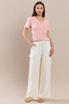 Women's Linen Cargo Pants-Pants-Yelete-Urban Threadz Boutique, Women's Fashion Boutique in Saugatuck, MI