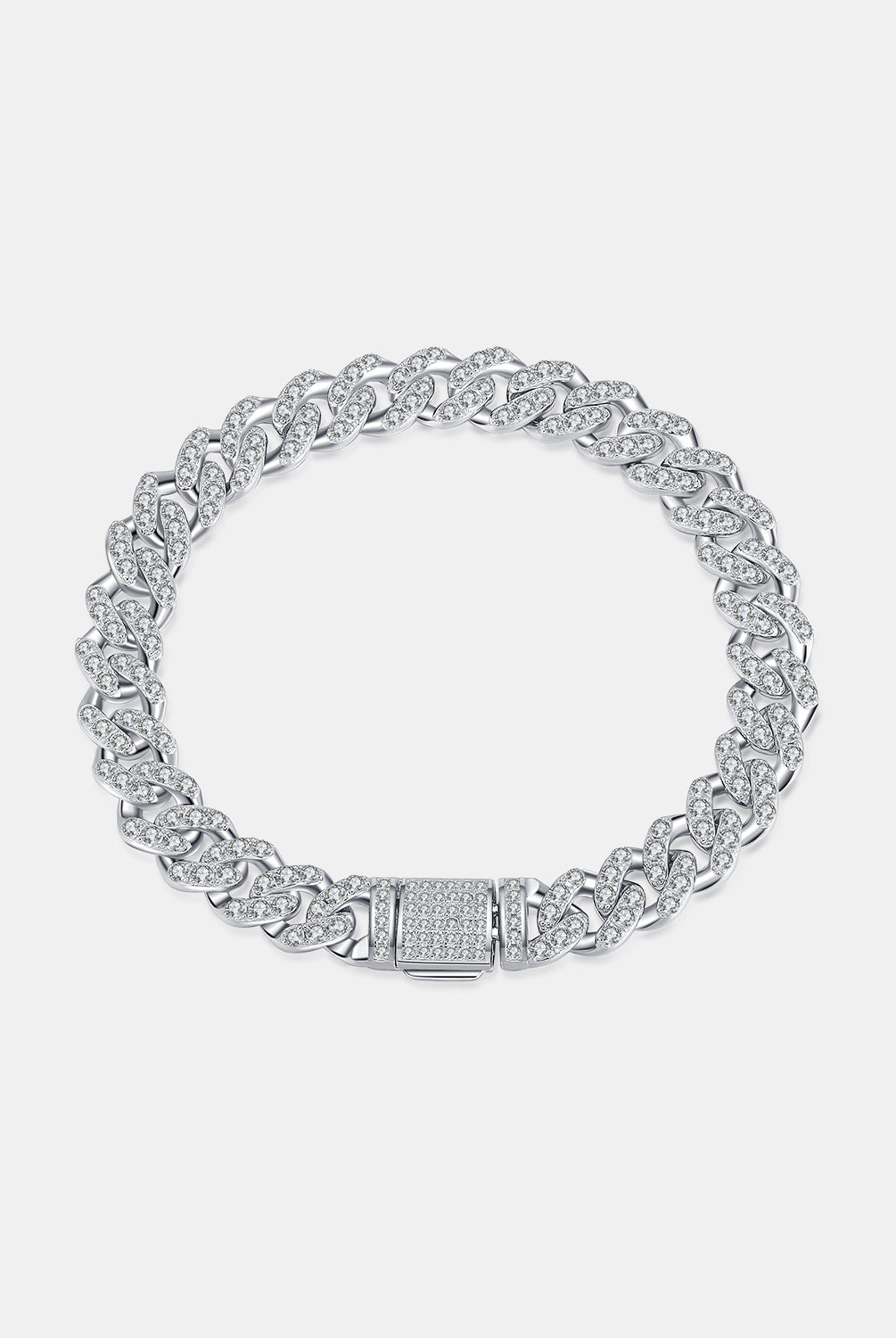 4.63 Carat Moissanite 925 Sterling Silver Bracelet-Trendsi-Urban Threadz Boutique, Women's Fashion Boutique in Saugatuck, MI