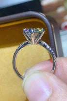 2 Carat Moissanite Ring in Smokey Gray-Trendsi-Urban Threadz Boutique, Women's Fashion Boutique in Saugatuck, MI