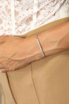 Adored Moissanite Sterling Silver Bracelet-Trendsi-Urban Threadz Boutique, Women's Fashion Boutique in Saugatuck, MI