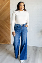 Eliza High Rise Control Top Retro Wide Leg Jeans-Denim-Ave Shops-Urban Threadz Boutique, Women's Fashion Boutique in Saugatuck, MI