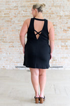 Back it Up Crisscross Cut-Out Back Dress-Dresses-Ave Shops-Urban Threadz Boutique, Women's Fashion Boutique in Saugatuck, MI