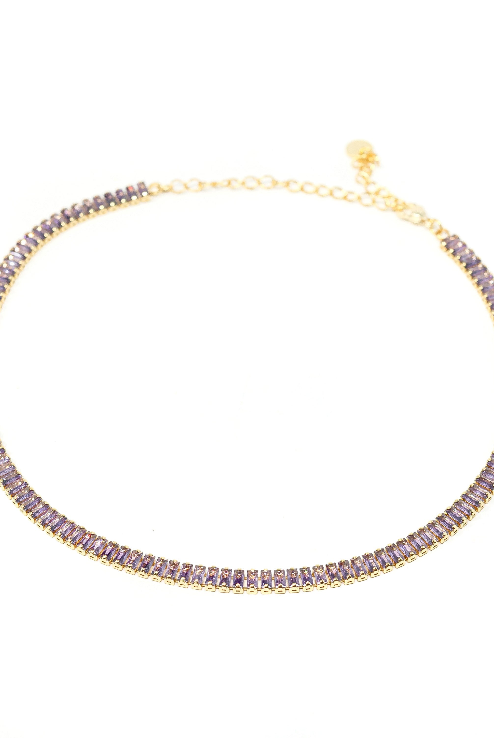 Baguette Burst Necklace in Lavender-Necklaces-The Sis Kiss®-Urban Threadz Boutique, Women's Fashion Boutique in Saugatuck, MI