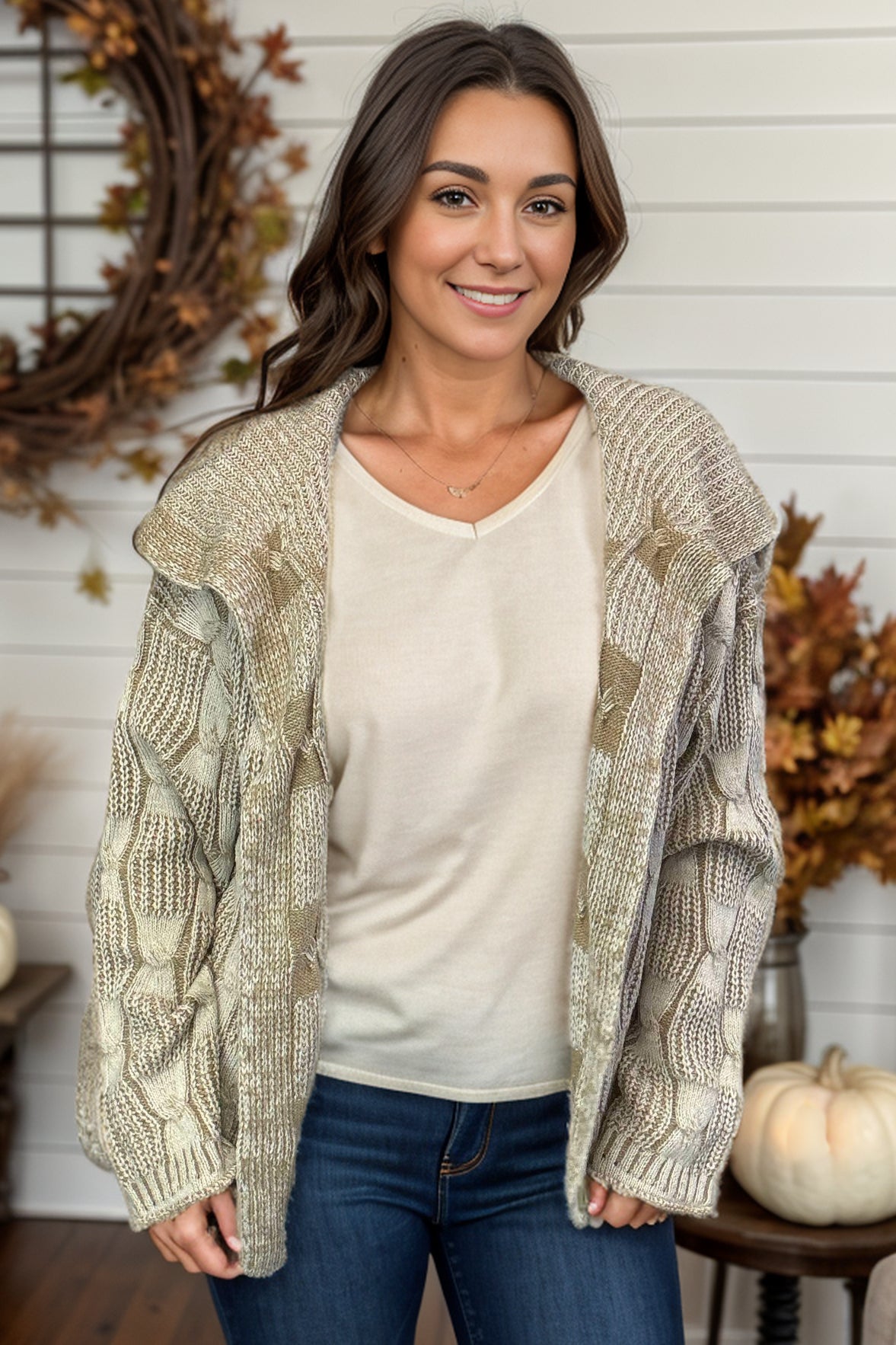 Copenhagen Knit Cardigan-Cardigans-Boutique Simplified-Urban Threadz Boutique, Women's Fashion Boutique in Saugatuck, MI