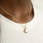 Crescent Moon Charm-Charms & Pendants-The Sis Kiss®-Urban Threadz Boutique, Women's Fashion Boutique in Saugatuck, MI