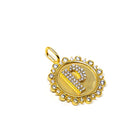 Vintage Coin Initial Charm-Charms & Pendants-The Sis Kiss®-Urban Threadz Boutique, Women's Fashion Boutique in Saugatuck, MI