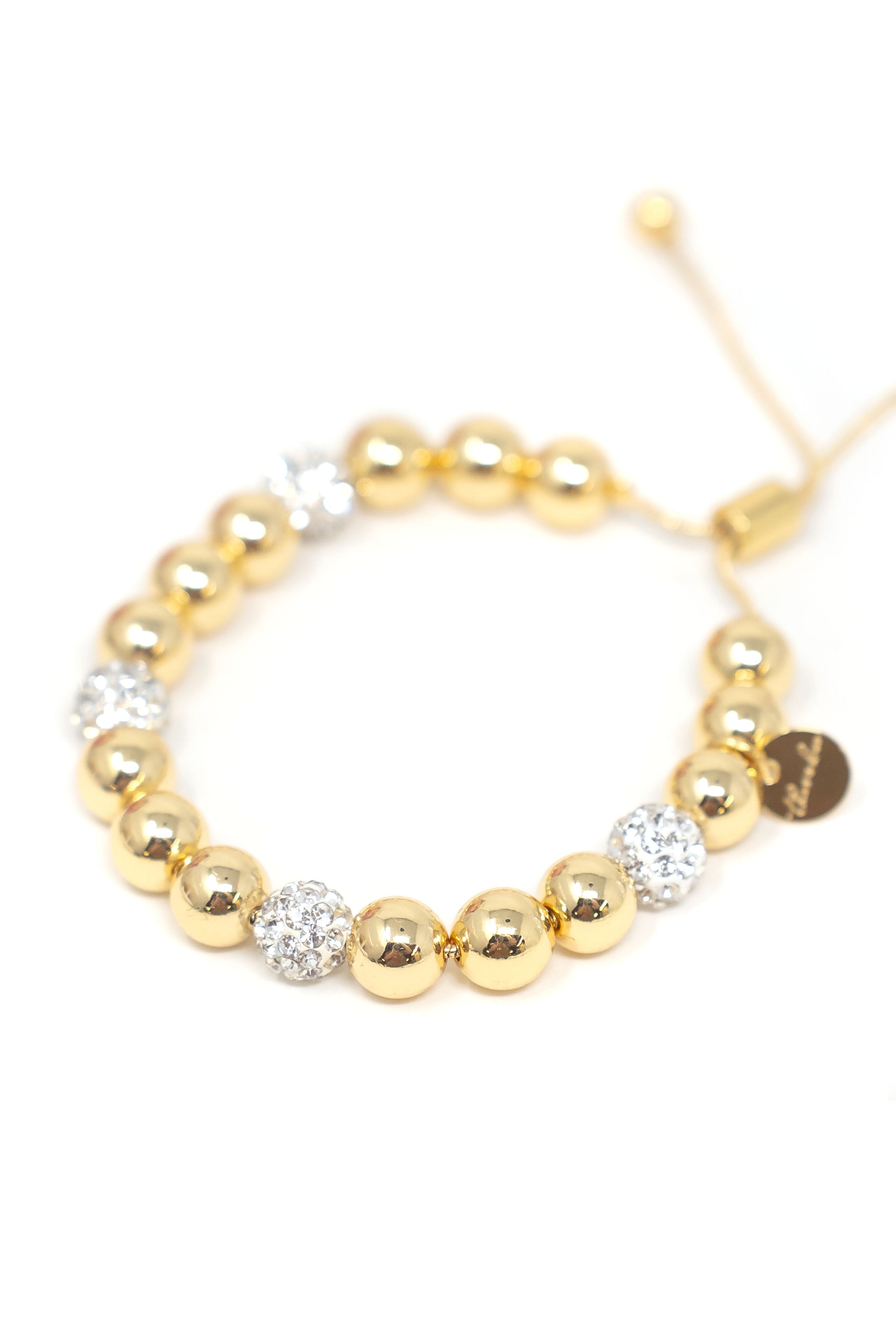 Dover Bracelet 8mm in Gold-The Sis Kiss®-Urban Threadz Boutique, Women's Fashion Boutique in Saugatuck, MI