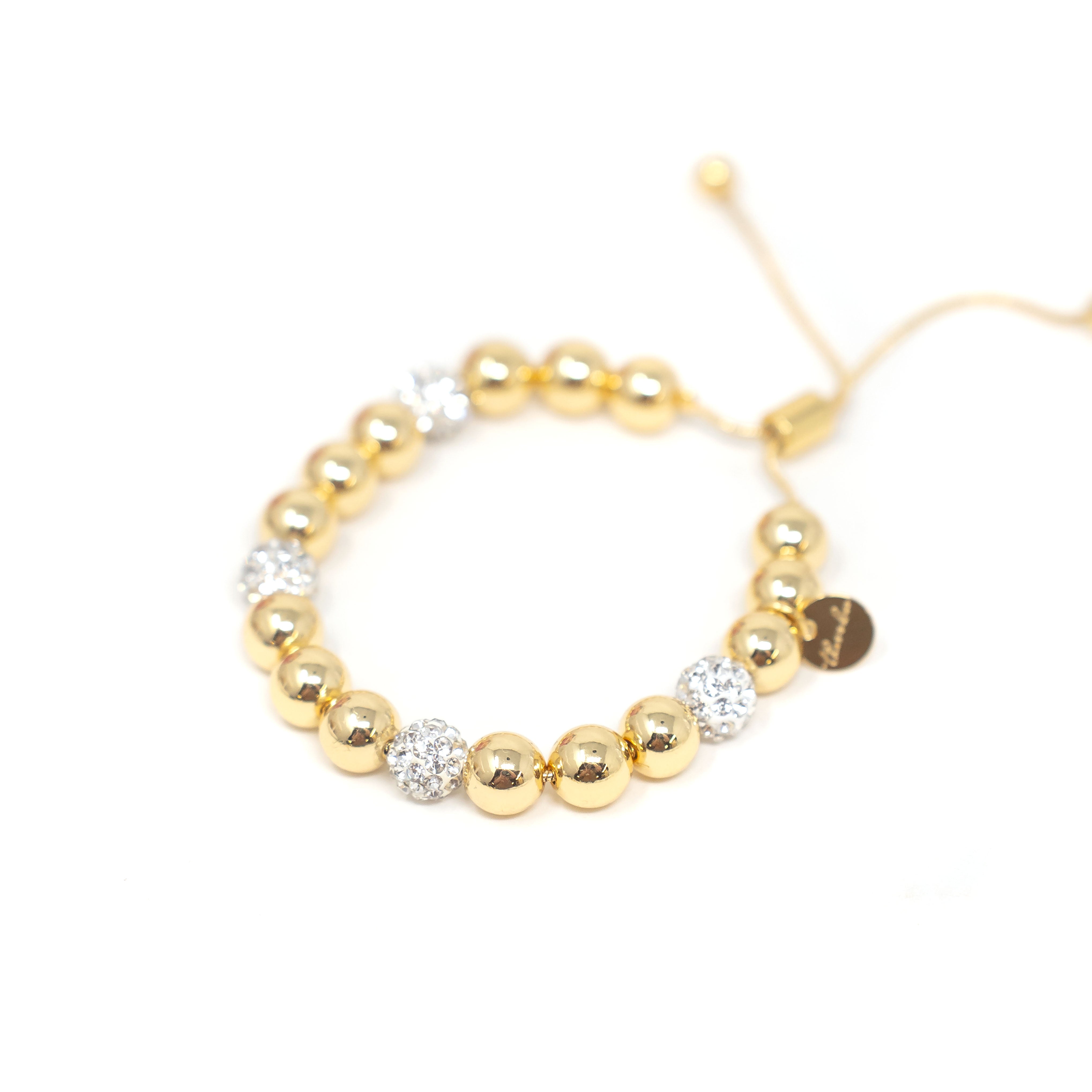 Dover Bracelet 8mm in Gold-The Sis Kiss®-Urban Threadz Boutique, Women's Fashion Boutique in Saugatuck, MI