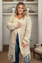 Fringed Life - Cardigan-Cardigans-Boutique Simplified-Urban Threadz Boutique, Women's Fashion Boutique in Saugatuck, MI