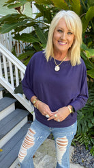 Casually Comfy Batwing Top-Tops-Ave Shops-Urban Threadz Boutique, Women's Fashion Boutique in Saugatuck, MI