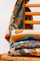 Luxury Beach Towel in Block Floral-Beach Towels-Ave Shops-Urban Threadz Boutique, Women's Fashion Boutique in Saugatuck, MI