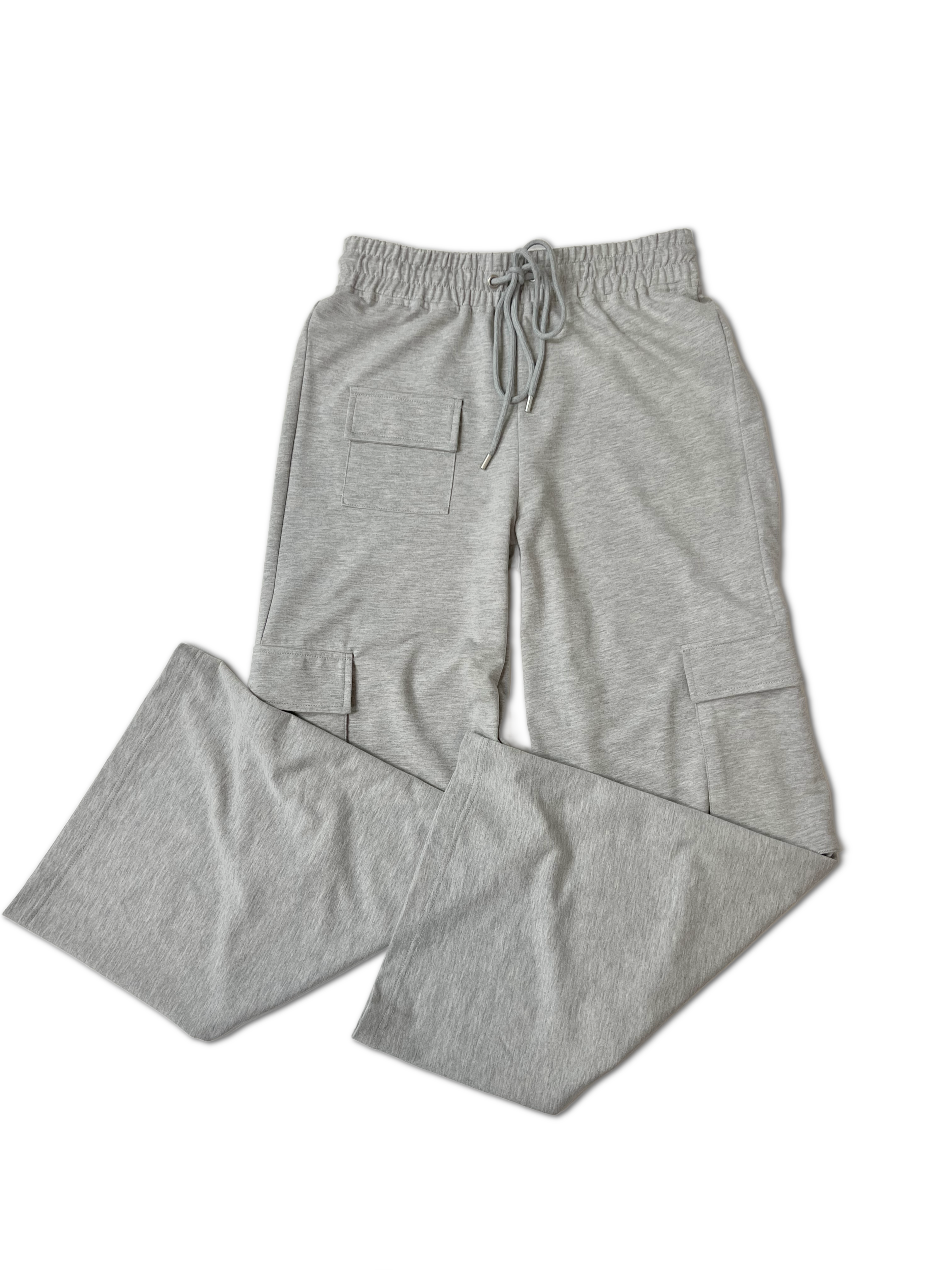 Casual Trend - Knit Cargo Pants-Boutique Simplified-Urban Threadz Boutique, Women's Fashion Boutique in Saugatuck, MI