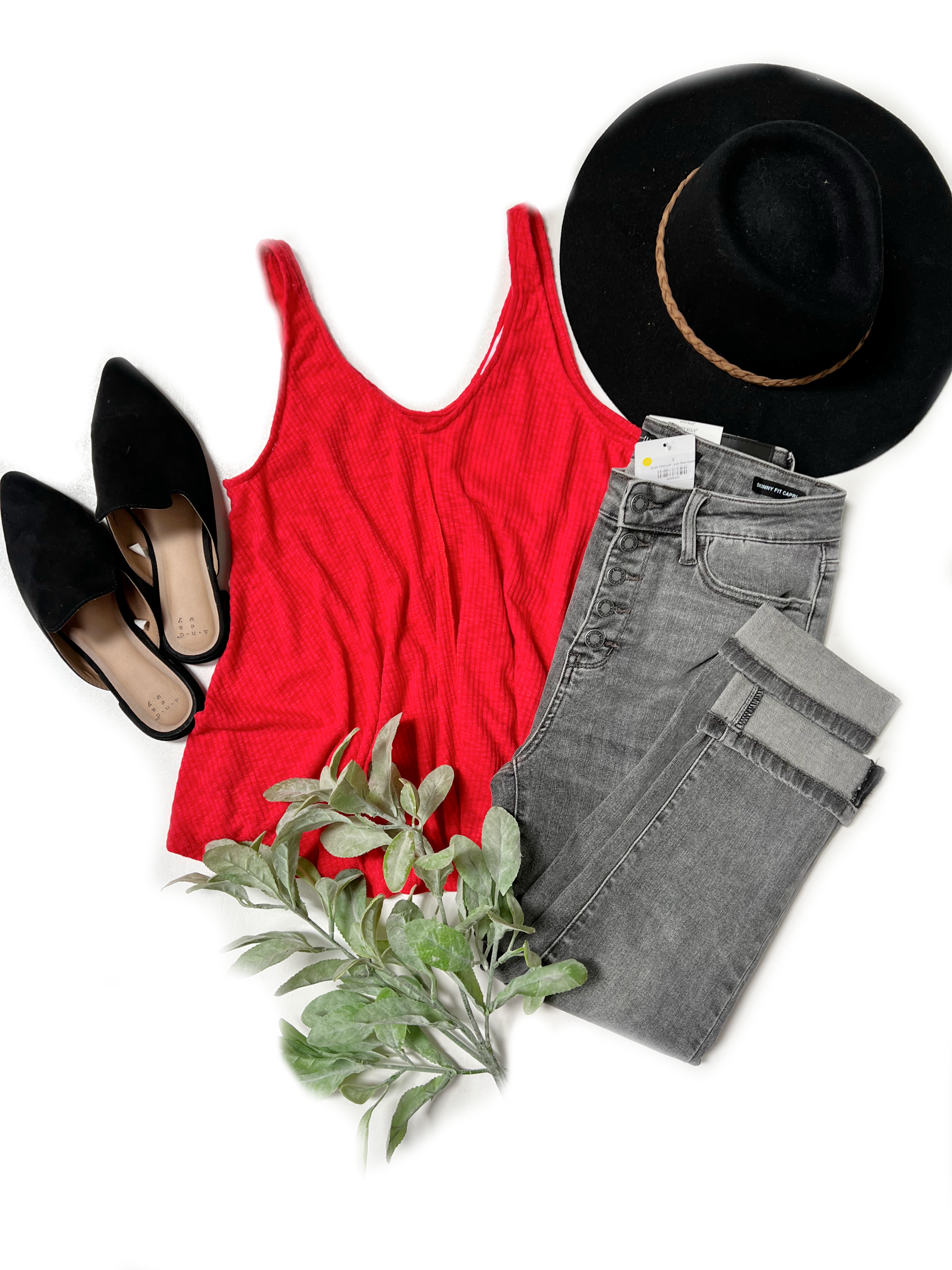 Cardinal Rule Sleeveless Top-Boutique Simplified-Urban Threadz Boutique, Women's Fashion Boutique in Saugatuck, MI