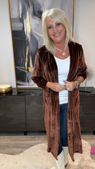 Open Front Long Sleeve Coat- 8 colors-Cardigans-Trendsi-Urban Threadz Boutique, Women's Fashion Boutique in Saugatuck, MI