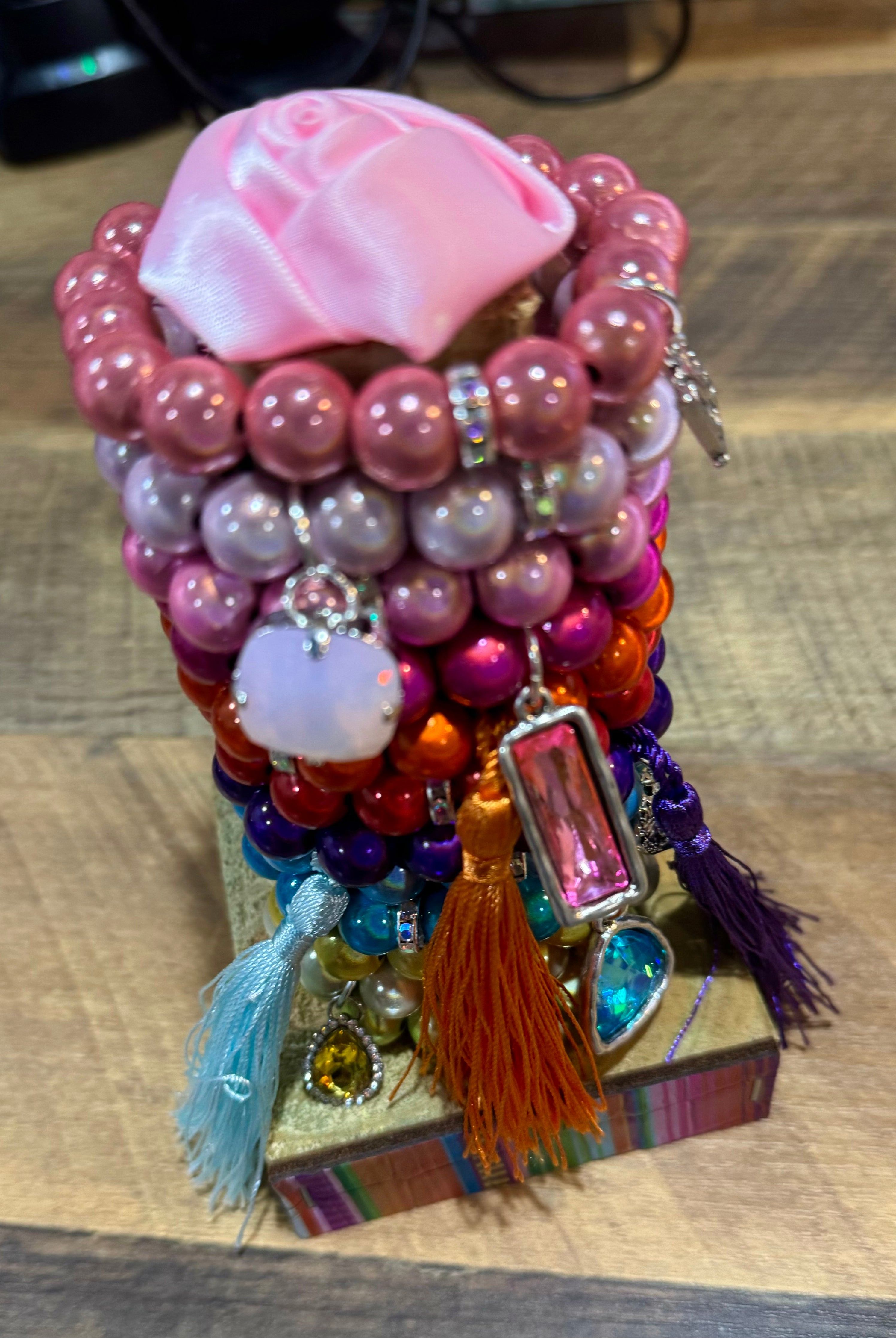 Miracle Bead Bracelet Tower-Bracelets-Sandra Ling-Urban Threadz Boutique, Women's Fashion Boutique in Saugatuck, MI