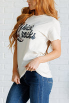 Kick Rocks Cowboy Boot Graphic Tee-Graphic Tees-Ave Shops-Urban Threadz Boutique, Women's Fashion Boutique in Saugatuck, MI