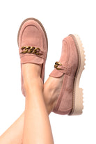 Literally Loafers in Blush Faux Suede-Loafers-Ave Shops-Urban Threadz Boutique, Women's Fashion Boutique in Saugatuck, MI