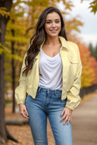 Little Ray of Sunshine - Leather Jacket-Coats & Jackets-Boutique Simplified-Urban Threadz Boutique, Women's Fashion Boutique in Saugatuck, MI