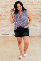 Lizzy Tank Top in Grey and Pink Leopard-Tops-Ave Shops-Urban Threadz Boutique, Women's Fashion Boutique in Saugatuck, MI