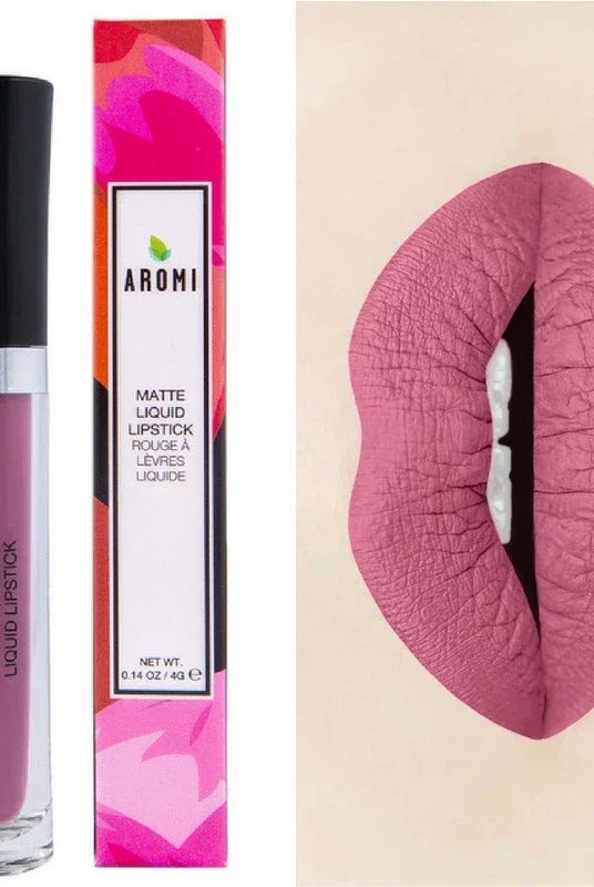 Rosy Rose Liquid Lipstick-Lipsticks-Aromi-Urban Threadz Boutique, Women's Fashion Boutique in Saugatuck, MI
