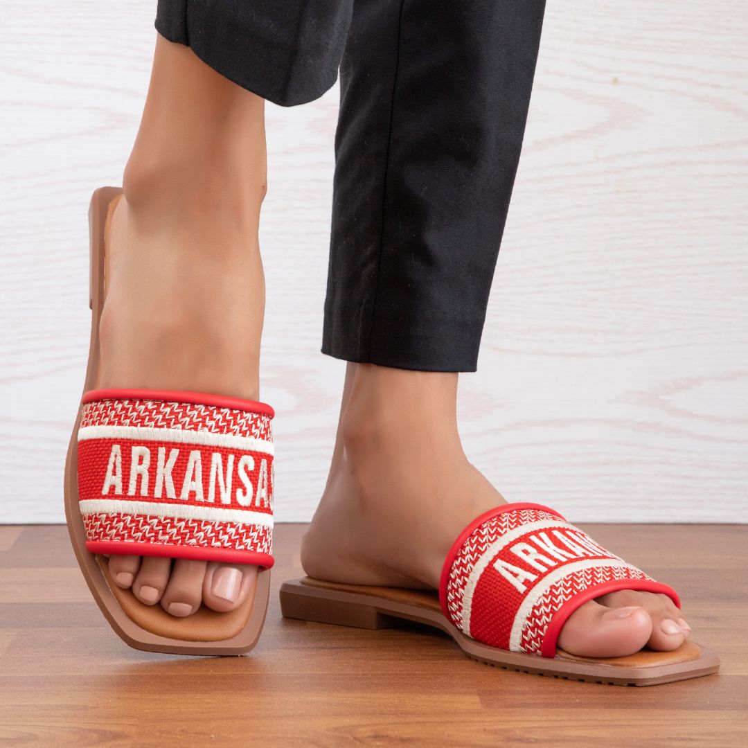 BOBBIE GAME DAY ARKANSAS-Sandals-MODAPASSO-Urban Threadz Boutique, Women's Fashion Boutique in Saugatuck, MI