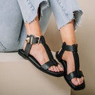 Ava Ankle Buckle Sandal-Sandals-MODAPASSO-Urban Threadz Boutique, Women's Fashion Boutique in Saugatuck, MI