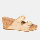 Brianna Women's Cork Design Wedge Platform-Sandals-MODAPASSO-Urban Threadz Boutique, Women's Fashion Boutique in Saugatuck, MI