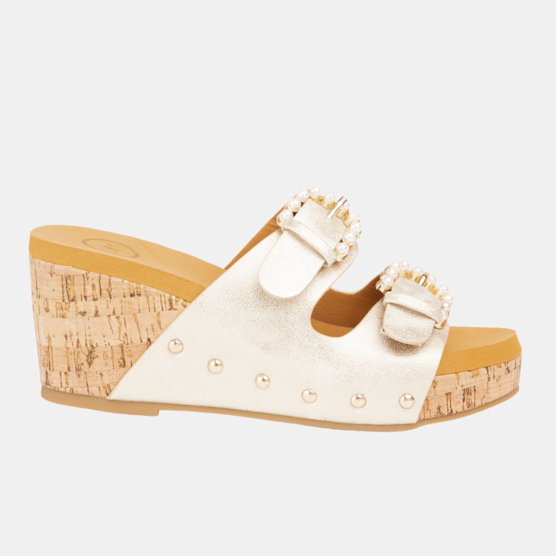 Brianna Women's Cork Design Wedge Platform-Sandals-MODAPASSO-Urban Threadz Boutique, Women's Fashion Boutique in Saugatuck, MI