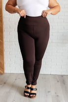 Dear Scarlett Magic Skinny 28" Pants in Chocolate-Bottoms-Ave Shops-Urban Threadz Boutique, Women's Fashion Boutique in Saugatuck, MI