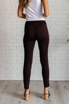 Dear Scarlett Magic Skinny 28" Pants in Chocolate-Bottoms-Ave Shops-Urban Threadz Boutique, Women's Fashion Boutique in Saugatuck, MI