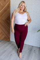 Dear Scarlett Magic Skinny 28" Pants in Wine-Bottoms-Ave Shops-Urban Threadz Boutique, Women's Fashion Boutique in Saugatuck, MI