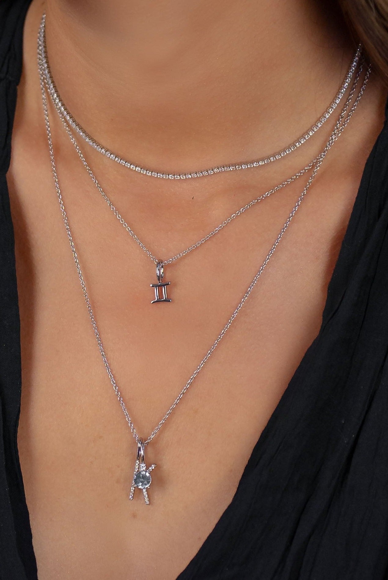 Skinny Cable Chain Necklace-Necklaces-The Sis Kiss®-Urban Threadz Boutique, Women's Fashion Boutique in Saugatuck, MI