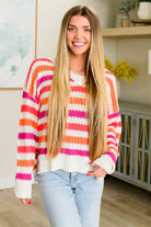 Never Gonna Give You Up Drop Shoulder Sweater-Long Sleeves-Ave Shops-Urban Threadz Boutique, Women's Fashion Boutique in Saugatuck, MI