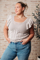 No One Knows Pointelle Knit Top-Short Sleeves-Ave Shops-Urban Threadz Boutique, Women's Fashion Boutique in Saugatuck, MI