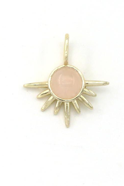 Solstice Charm in Pink Opal-Charms & Pendants-The Sis Kiss®-Urban Threadz Boutique, Women's Fashion Boutique in Saugatuck, MI