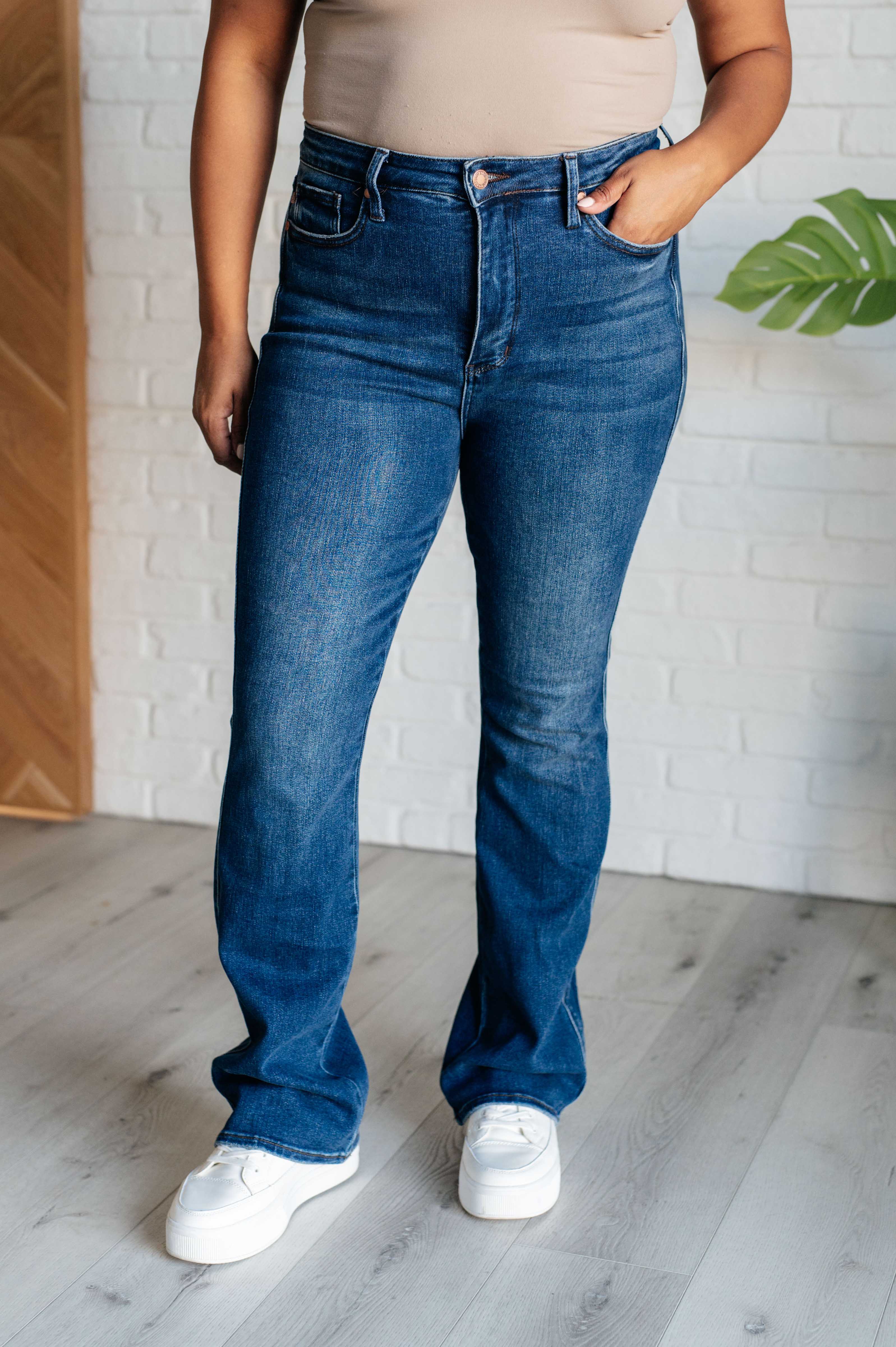 Santana High Rise Control Top Bootcut Jeans-Jeans-Ave Shops-Urban Threadz Boutique, Women's Fashion Boutique in Saugatuck, MI