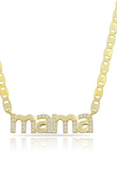 Anchor Chain Mama Necklace-necklace-The Sis Kiss®-Urban Threadz Boutique, Women's Fashion Boutique in Saugatuck, MI