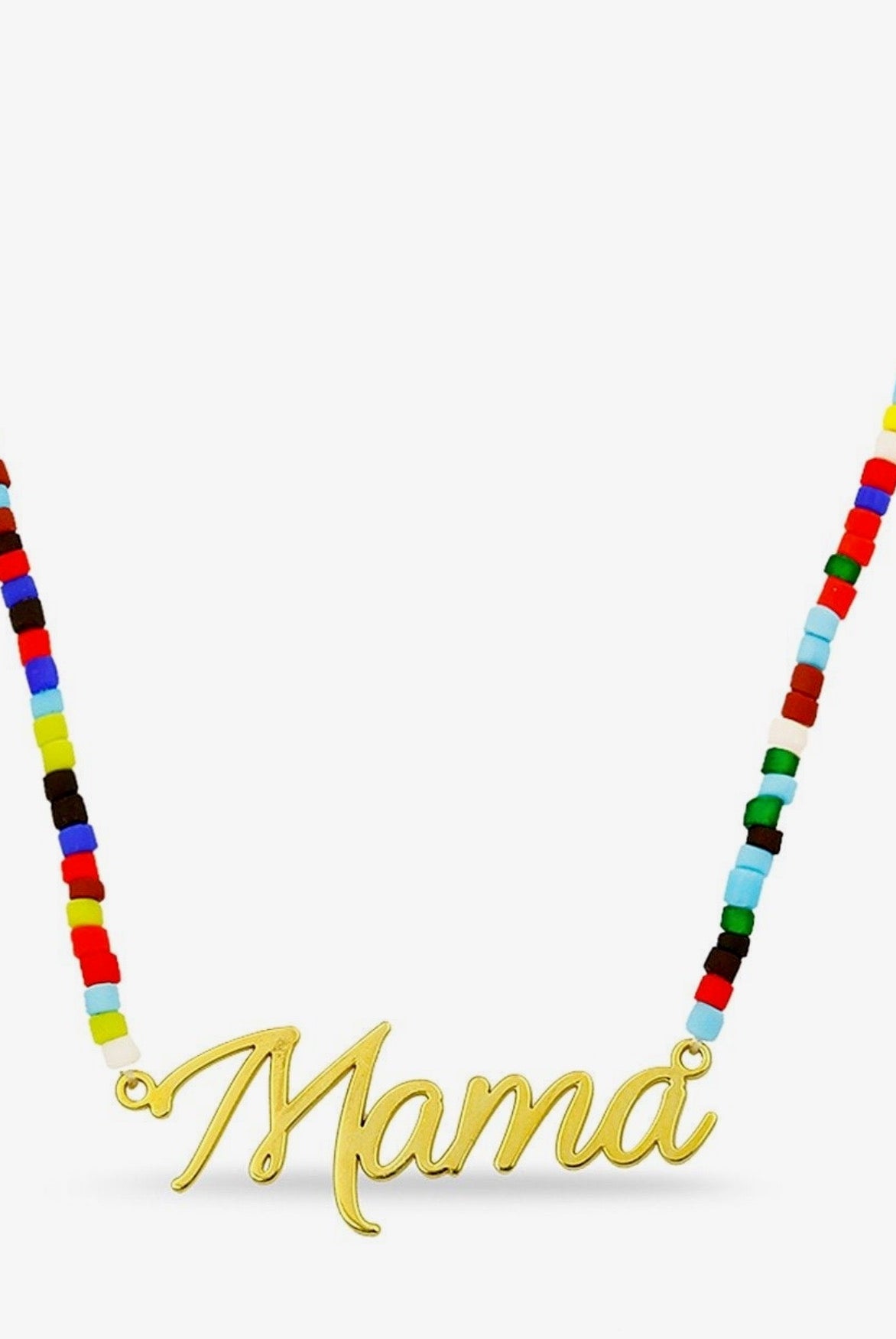 Mama Nameplate with Rainbow Necklace-The Sis Kiss®-Urban Threadz Boutique, Women's Fashion Boutique in Saugatuck, MI