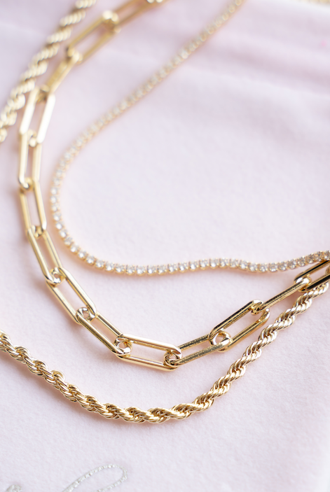 The Clara Chain-Necklaces-The Sis Kiss®-Urban Threadz Boutique, Women's Fashion Boutique in Saugatuck, MI