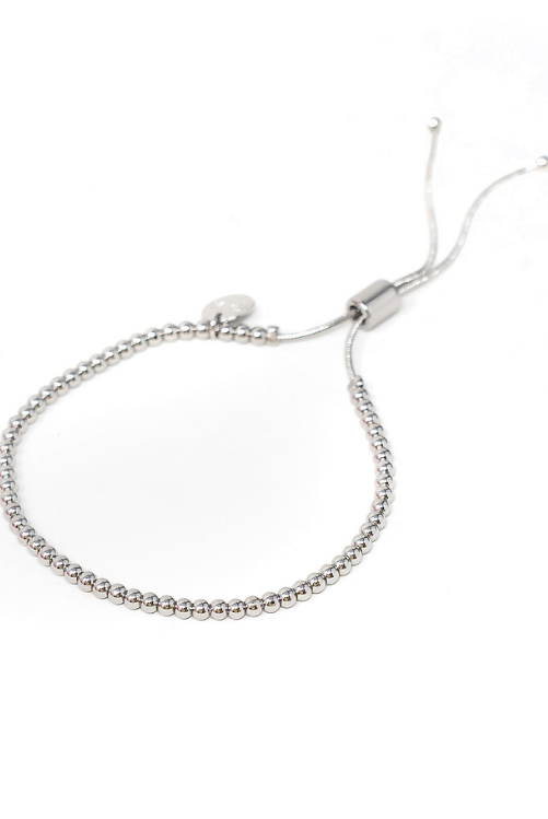 Silver Adjustable Bracelet in 3mm-Bracelets-The Sis Kiss®-Urban Threadz Boutique, Women's Fashion Boutique in Saugatuck, MI