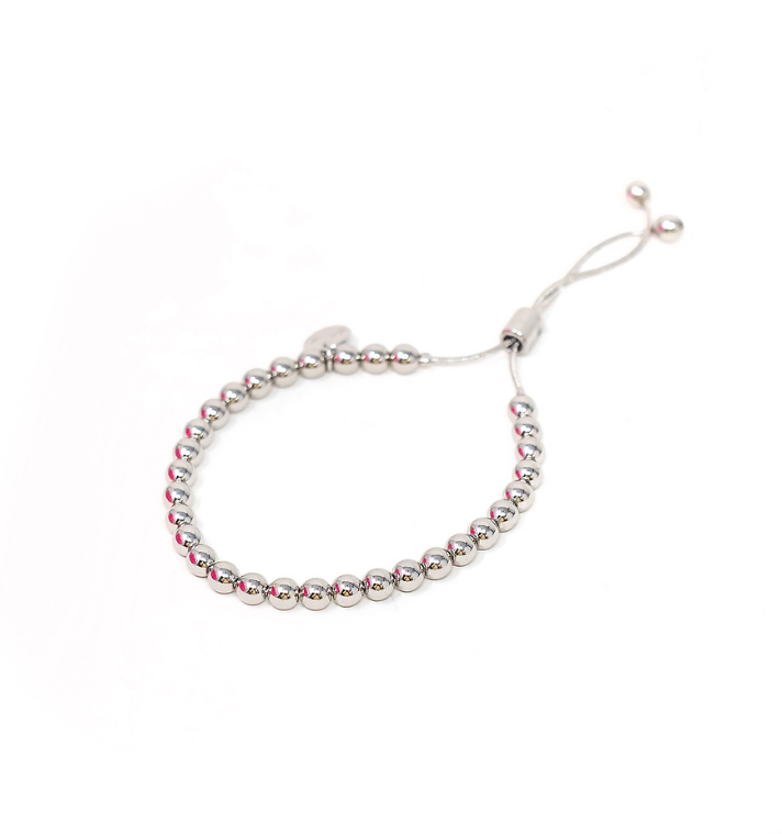 Silver Adjustable Bracelet in 5mm-Bracelets-The Sis Kiss®-Urban Threadz Boutique, Women's Fashion Boutique in Saugatuck, MI