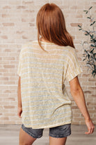 Simply Sweet Striped Top-Short Sleeves-Ave Shops-Urban Threadz Boutique, Women's Fashion Boutique in Saugatuck, MI