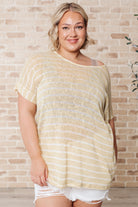 Simply Sweet Striped Top-Short Sleeves-Ave Shops-Urban Threadz Boutique, Women's Fashion Boutique in Saugatuck, MI